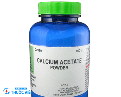 Thuốc Calcium Acetate thuộc nhóm vitamin khoáng chất