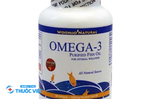 Thuốc tim mạch omega 3 Fish Oil 1000mg