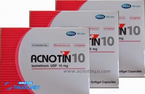 Cần thận trọng khi sử dụng thuốc Acnotin