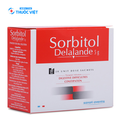 Điều trị táo bón và khó tiêu bằng thuốc Sorbitol