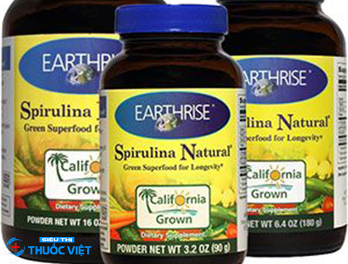 Earthrise spirulina natural powder nâng cao sức đề kháng cho con người