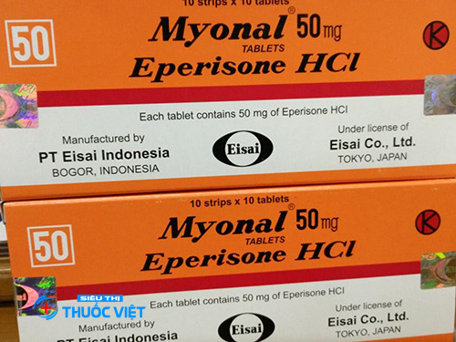 Tìm hiểu về tác dụng của thuốc Myonal khi điều trị bệnh