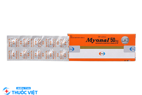 Tác dụng của thuốc myonal 50mg
