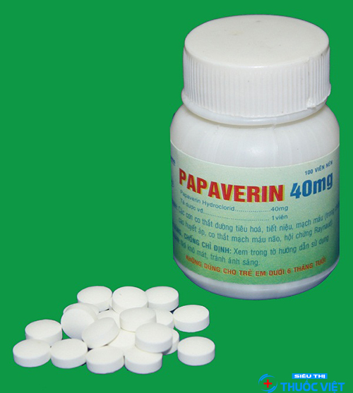 Cách đúng dùng thuốc papaverin chống co thắt