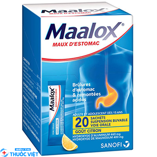 Công dụng chính của thuốc đau dạ dày Maalox
