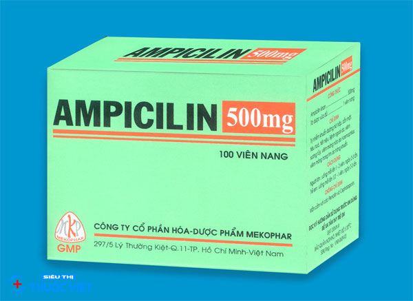 Thuốc Ampicillin 500mg