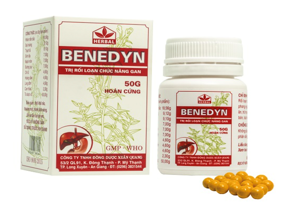 <center><em>Benedyn điều trị rối loạn chức năng gan</em></center>