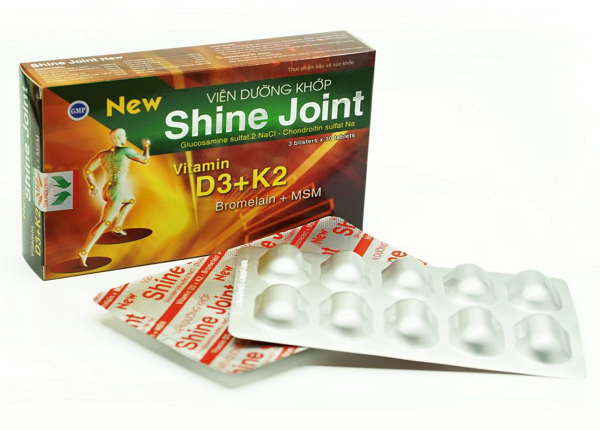 <center><em>Shine Joint New hỗ trợ tăng cường mô sụn khớp, giảm thoái hoá khớp</em></center>